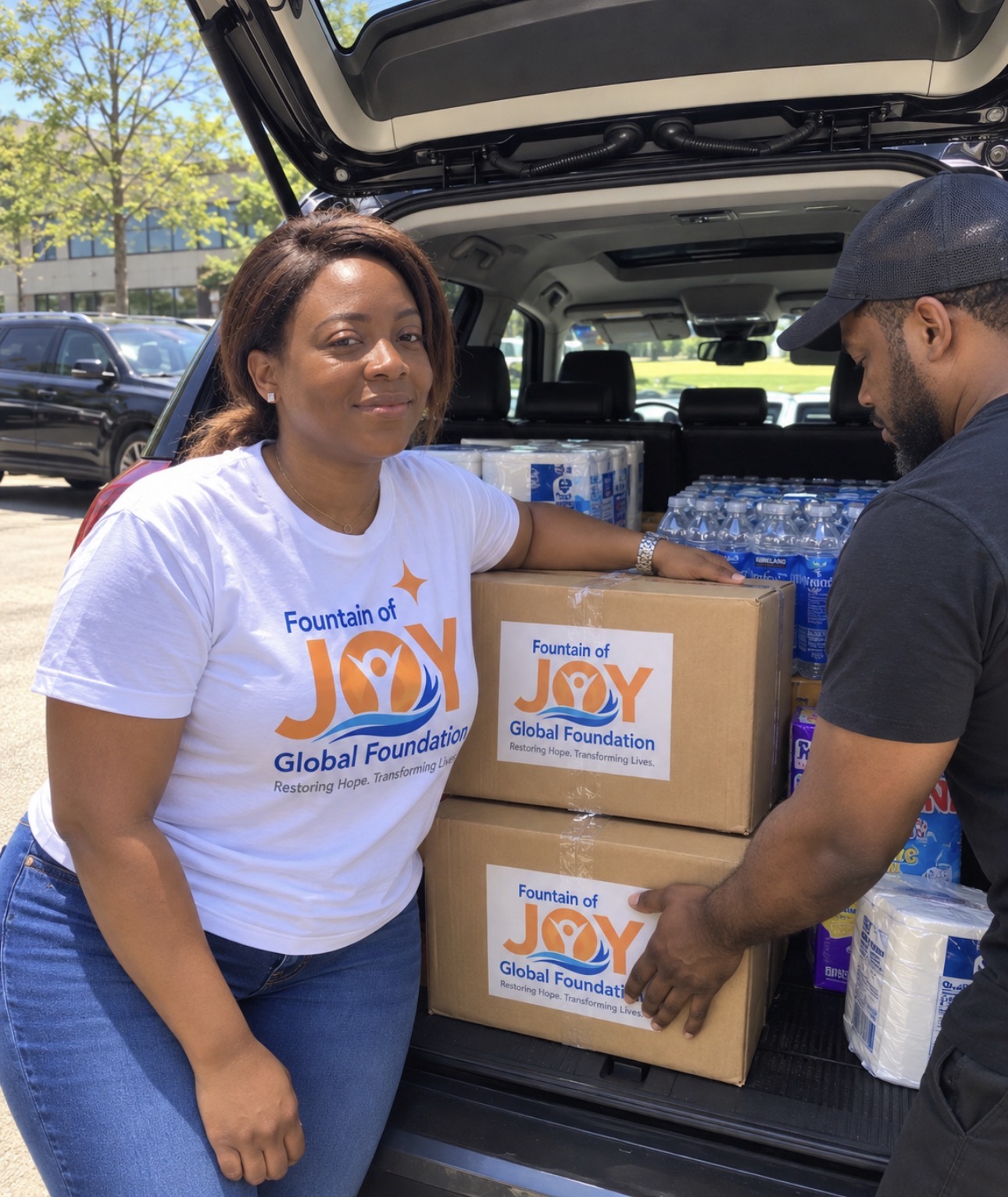 Organizing outreach supplies
