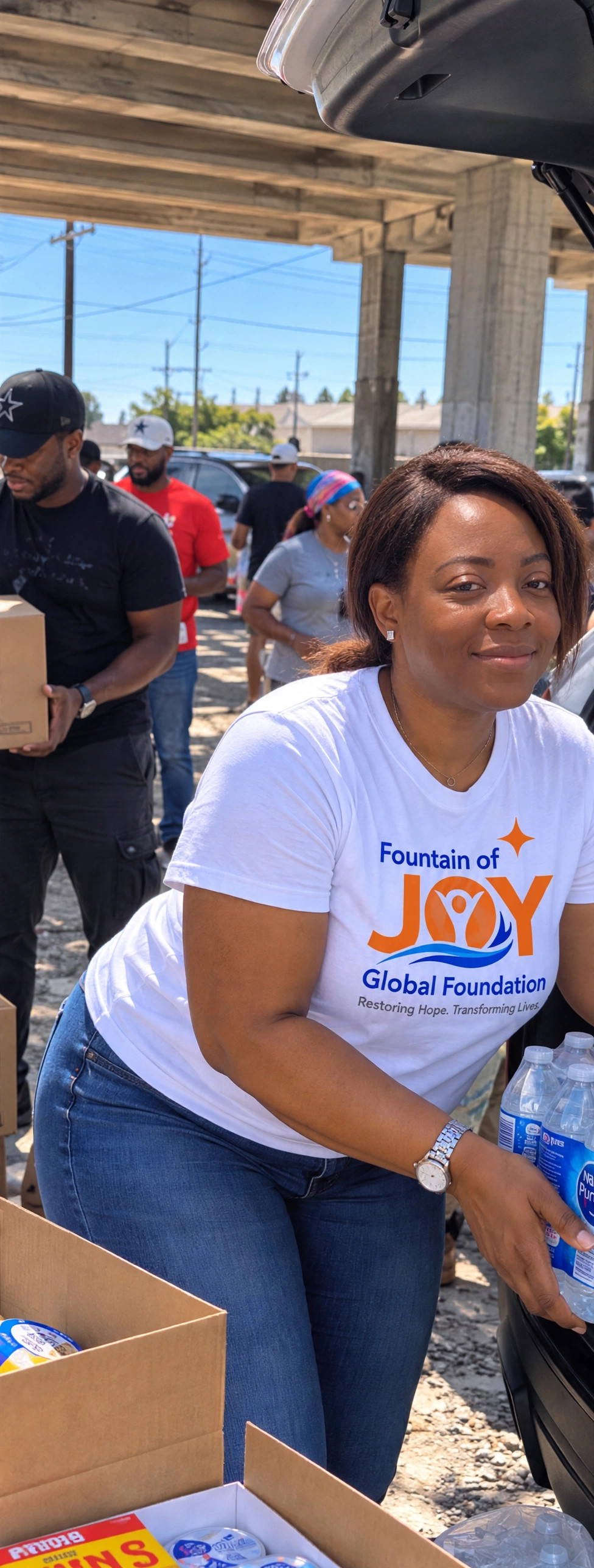 Community supplies distribution